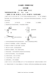 2024～2025学年陕西省西安市高新一中九年级(上)期中化学试卷(含答案)