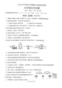 山东省日照市日照港中学2024-2025学年九年级上学期12月月考化学试卷