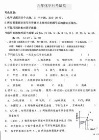 黑龙江省绥化市明水县第二中学2024--2025学年九年级上学期12月月考化学试题