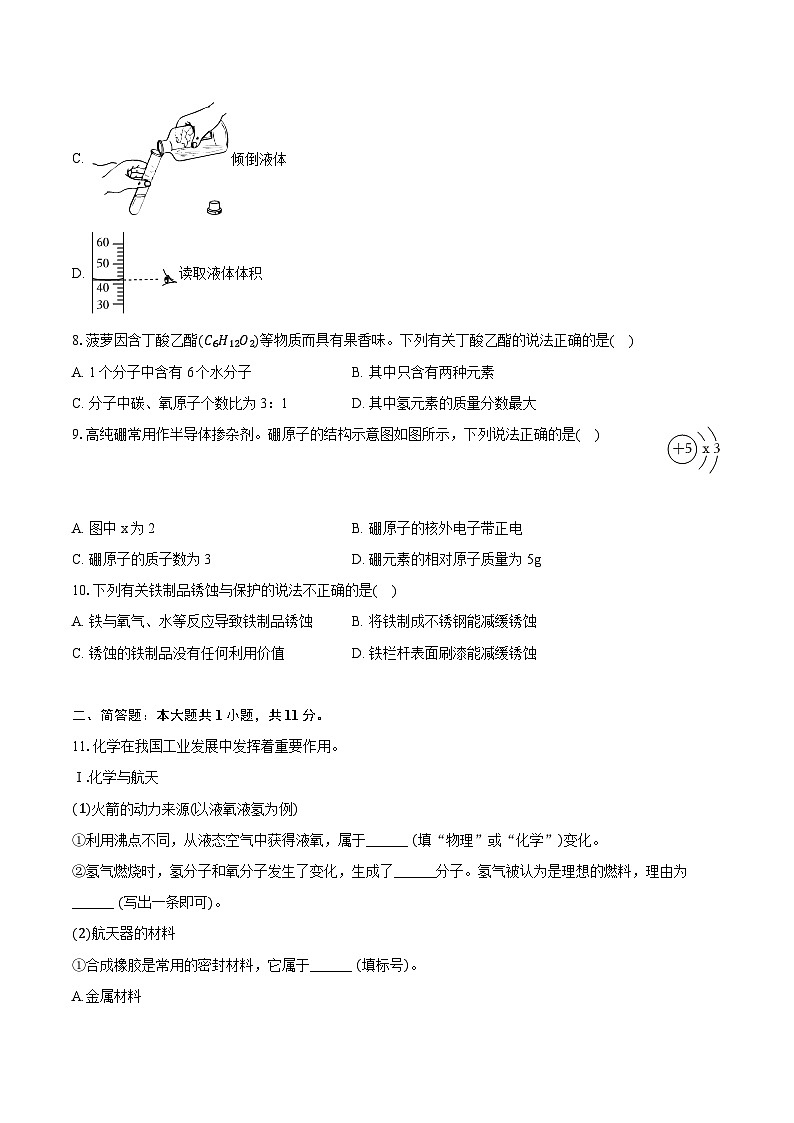 2024年辽宁省中考化学试卷(含详细答案解析)第2页