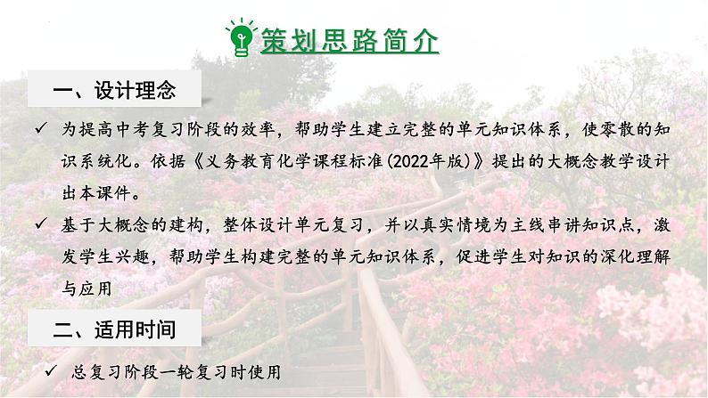 2025年中考化学一轮复习备考大单元复习 课件09: 常见的酸碱盐 课时1 常见的酸和碱 主题情境-拯救枯萎的杜鹃花第2页