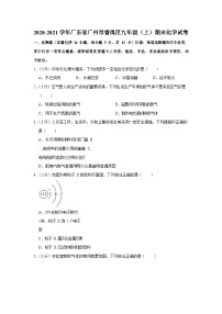 2020-2021学年广东省广州市番禺区九年级(上)期末化学试卷(含答案)