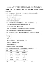 2023-2024学年广东省广州市白云区九年级（上）期末化学试卷（含答案）
