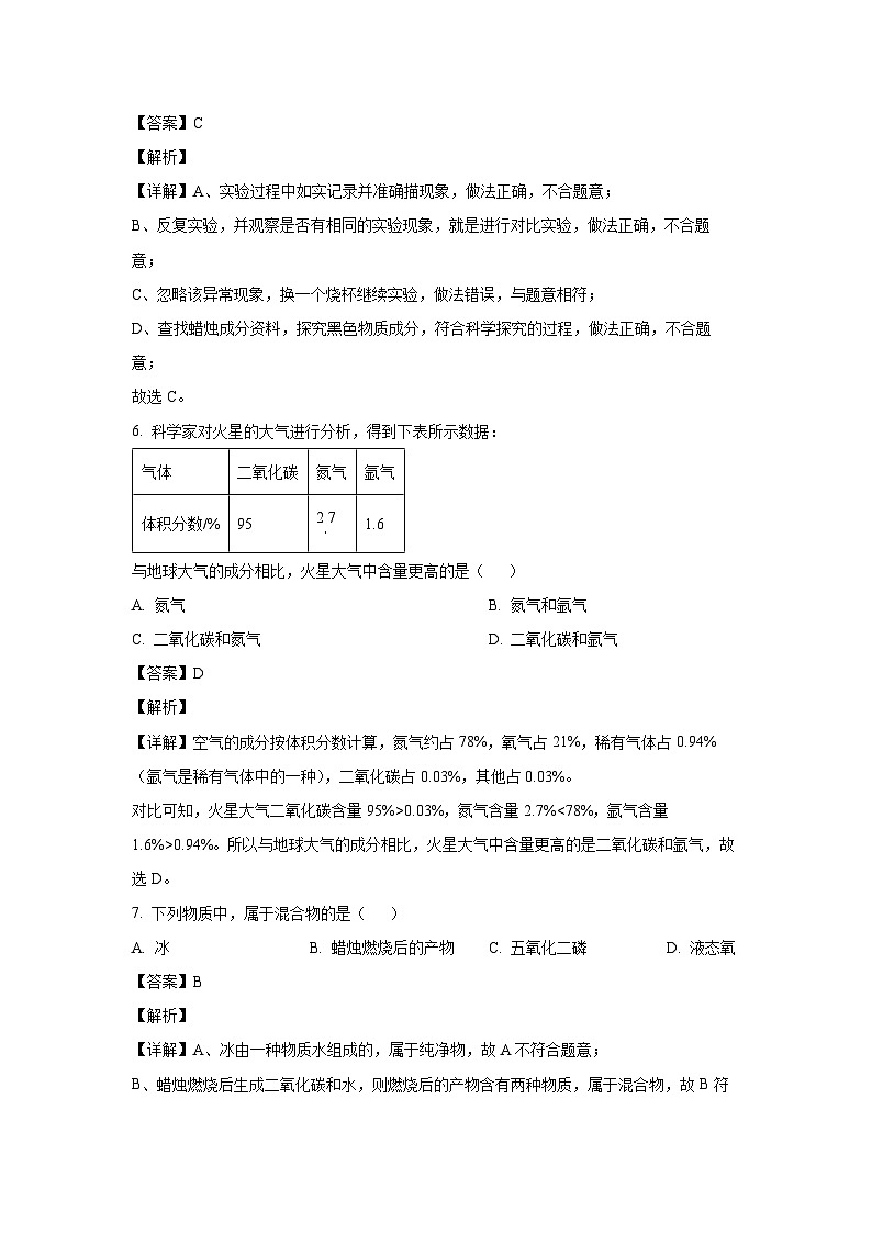 辽宁省鞍山市海城市西部集团2024-2025学年九年级(上)10月联考化学试卷(解析版)第3页