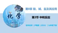 初中化学沪教版（2024）九年级下册（2024）第3节 中和反应完美版教学课件ppt