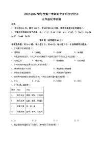 江苏省镇江市扬中市2023-2024学年九年级上学期期末化学试卷（含答案解析）