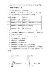 湖南省衡阳市2024-2025学年九年级上学期12月C13联考 化学试题（含解析）