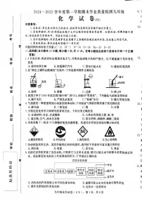 河北省石家庄市赵县2024-2025学年九年级上学期1月期末考试化学试题