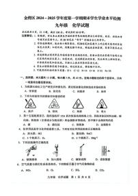 广东省珠海市金湾区 2024-2025学年九年级上学期期末考试化学试题