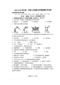 河北省石家庄市第九中学2024-2025学年九年级上学期期末考试化学试卷