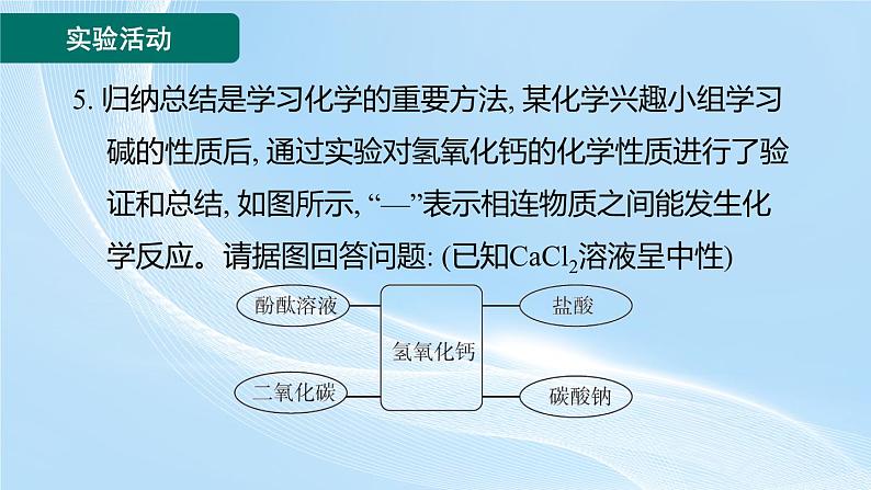 新人教版初中九年级下册化学第十单元实验活动8 常见酸、碱的化学性质 课件第8页