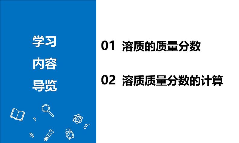 【核心素养】人教版化学九年级下册 课题3 溶质的质量分数(第1课时) 同步课件第2页