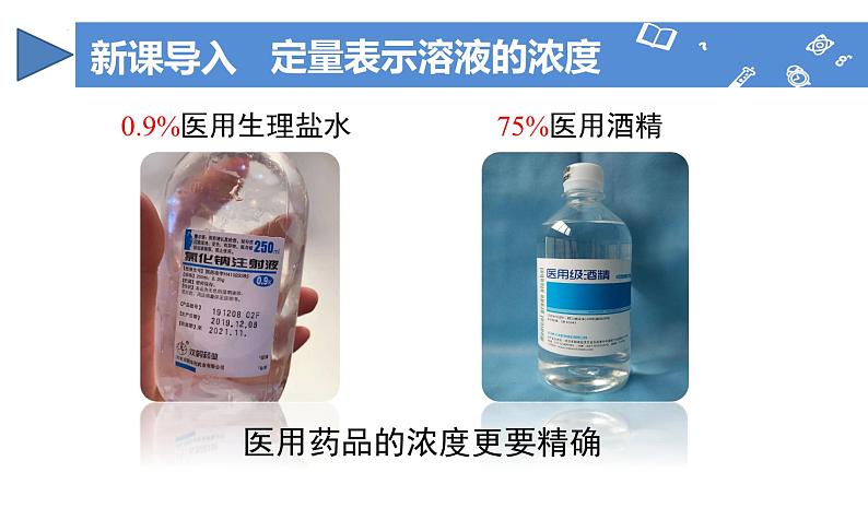 【核心素养】人教版化学九年级下册 课题3 溶质的质量分数(第1课时) 同步课件第8页