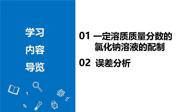 【核心素养】人教版化学九年级下册 课题3 溶质的质量分数(第2课时) 同步课件第2页