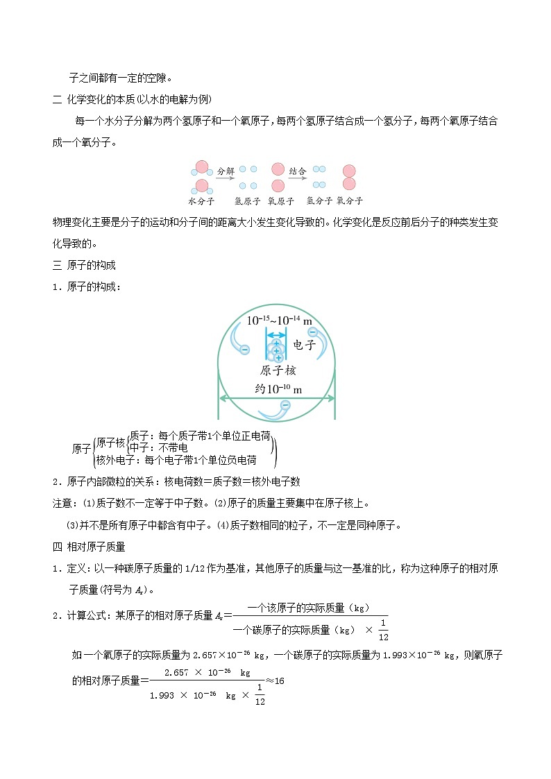 福建省2024九年級化學(xué)上冊第3章物質(zhì)構(gòu)成的奧秘第1節(jié)構(gòu)成物質(zhì)的微觀粒子知識點(diǎn)滬教版第2頁