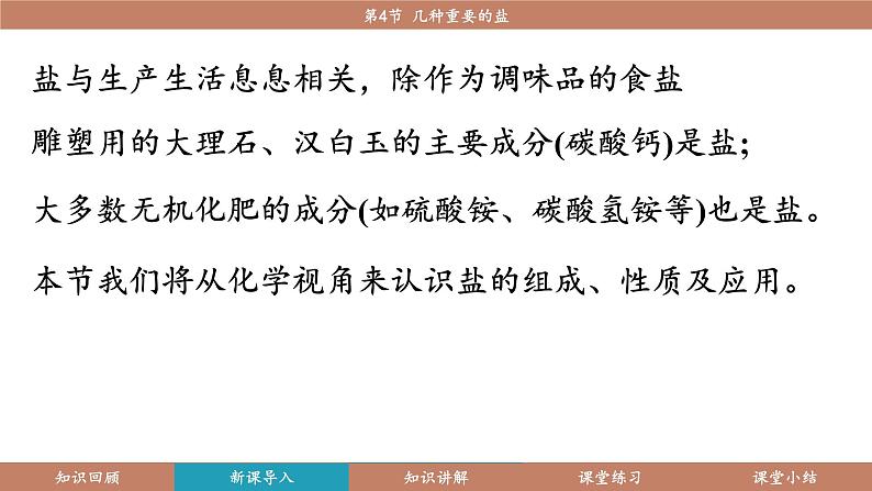 沪教版(2024)九年级化学下册 8.4 几种重要的盐(课件)第4页