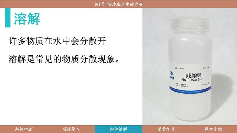 科粤版(2024)九年级化学下册7.1 物质的溶解(课件)第4页