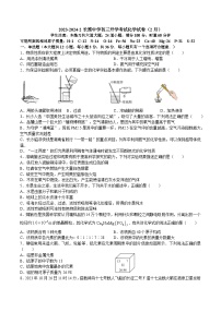 湖南省长沙市长雅中学2023-2024学年九年级下学期开学考试化学试题(无答案)