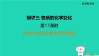福建省2024中考化学1基础梳理篇模块三物质的化学变化第17课时化学方程式及基本反应类型课堂讲本课件