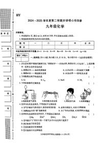 陕西省咸阳市永寿县蒿店中学2024-2025学年九年级下学期开学测试化学试题