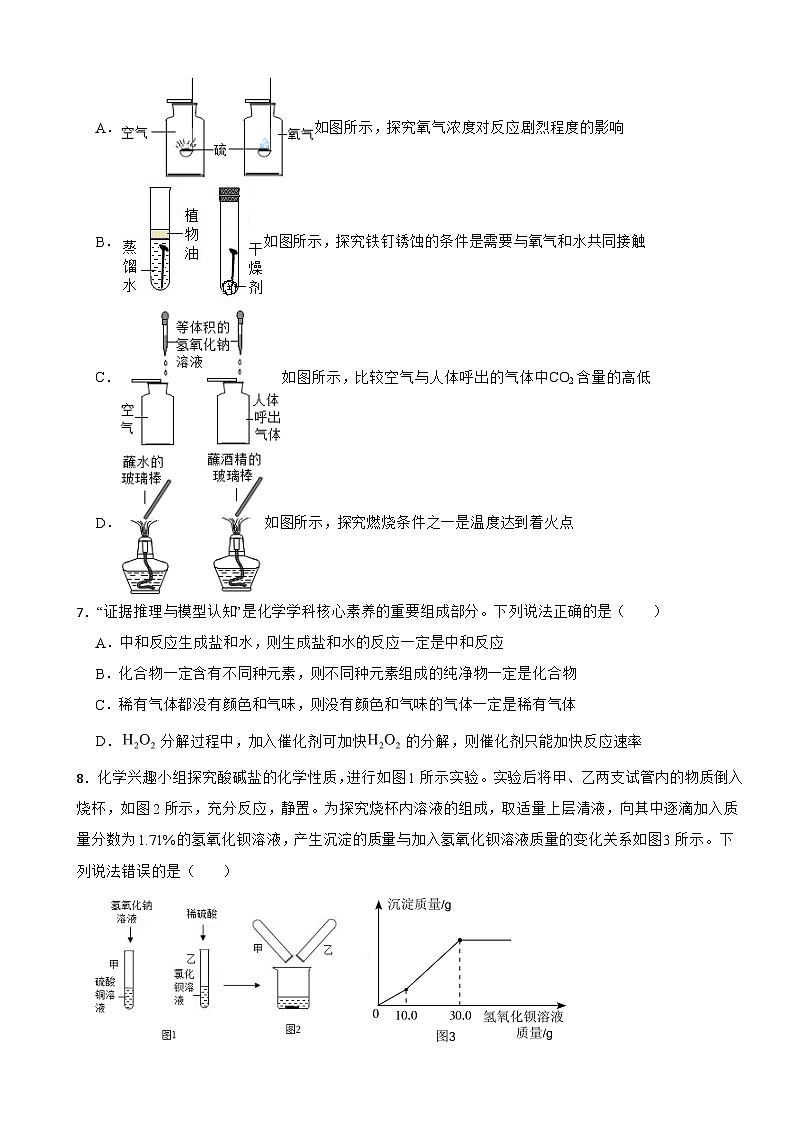 湖北省武汉市洪山区2025年中考模拟卷化学试题附答案第2页