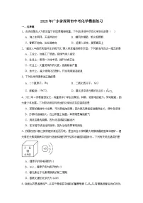 2025年广东省深圳市中考化学模拟练习