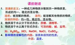 9.1第2课时物质溶解的热效应及溶液的应用课件人教版(2024)九年级化学下册