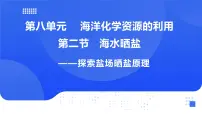 鲁教版(2024)九年级下册(2024)第二节 海水“晒盐”完美版ppt课件