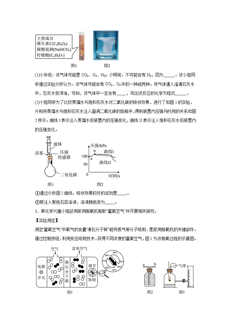 2025年中考化学二轮专题复习训练:科学探究题(含答案)第2页
