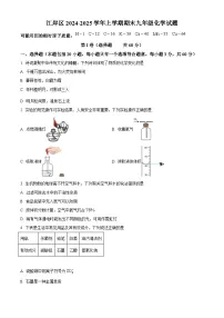 江岸区2024-2025学年上学期元调九年级化学试题（word版含标答）