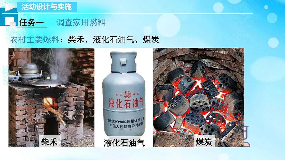 跨学科实践活动6 调查家用燃料的变迁与合理使用(课件)2025学年人教版九年级化学上册第5页
