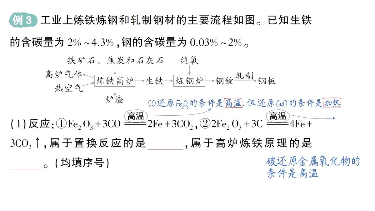初中化学新科粤版九年级下册6.3 金属矿物与金属冶炼作业课件2025春第8页