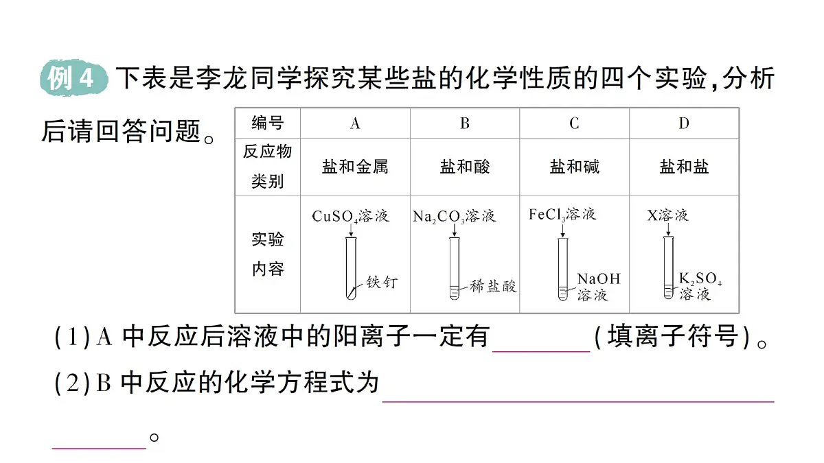 初中化学新科粤版九年级下册8.4 常见的盐作业课件2025春第6页