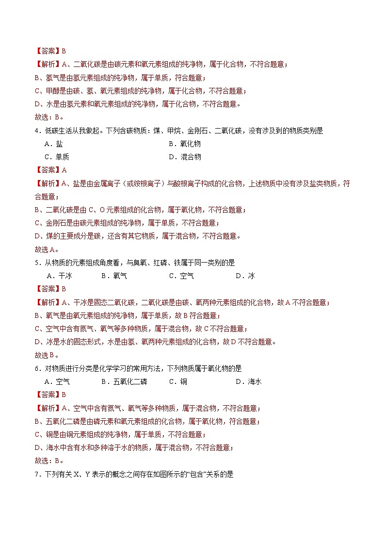 專題04 空氣 氧氣（練習(xí)）（解析版）第2頁(yè)