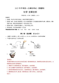 2025年中考第一次模拟考试卷：化学（新疆卷）（解析版）