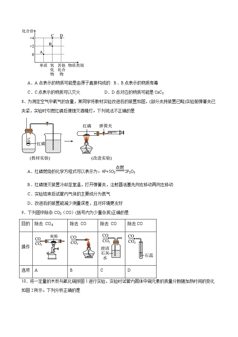 2025年中考第一次模拟考试卷:化学(河北卷)(原卷版)第3页