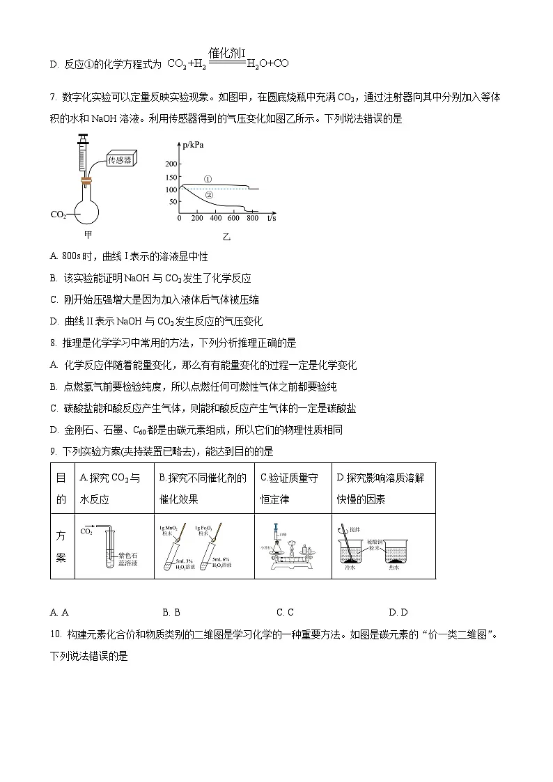 2025年山东省日照市北京路中学中考第一次模拟测试化学试题第3页