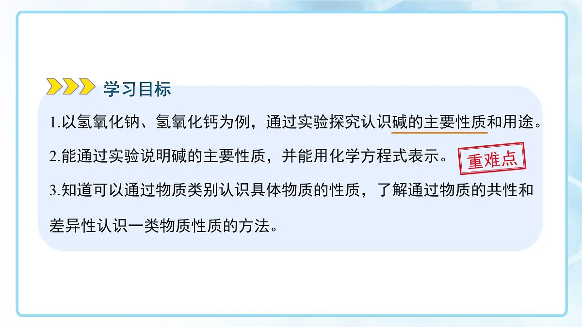 第十单元课题2 常见的酸和碱 第3课时 2025学年九年级化学人教版(2024)下册课件第2页