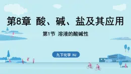 第1節(jié) 溶液的酸堿性-2024-2025學(xué)年九年級(jí)下化學(xué)同步課件（2025版）滬教版