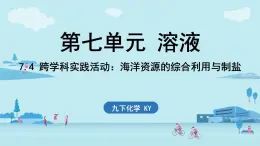 7.4 跨學(xué)科實(shí)踐活動_海洋資源的綜合利用與制鹽-2024-2025學(xué)年九年級下化學(xué)同步課件（2025版）科粵版