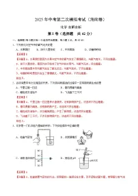 2025年中考第二次模拟考试卷：化学（海南卷）（解析版）
