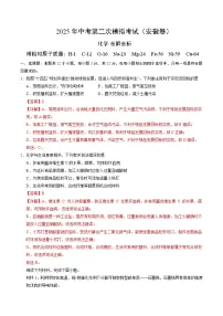 2025年中考第二次模拟考试卷：化学（安徽卷）（解析版）