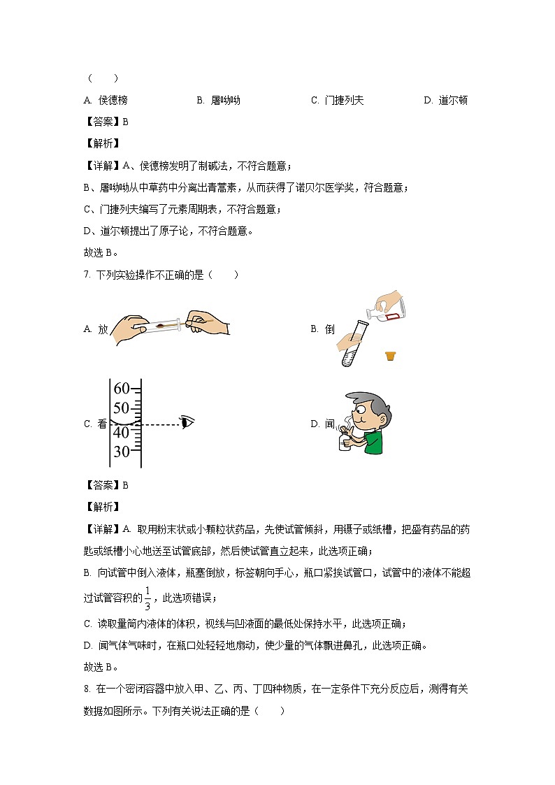 江苏省连云港市灌云县2025年中考一模化学试题(解析版)第3页