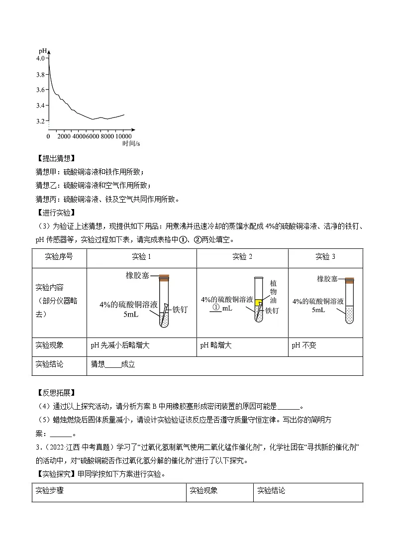 专题12 科学探究题(原卷版)第3页