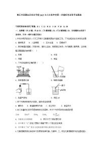 2025年湖北省黄石市西塞山区部分学校中考第一次模拟考试化学试题卷 （中考模拟）