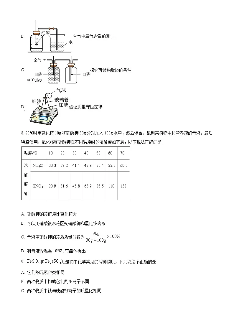 2025年陕西省商洛市洛南县中考二模化学试题(中考模拟)第3页