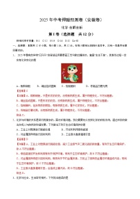2025年中考押题预测卷：化学（安徽卷02）（解析版）