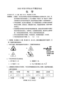 2025年广东省潮州市潮安区中考一模百校联考化学试题（中考模拟）