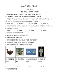 四川省宜宾市第二中学校2025届中考二诊 化学试题