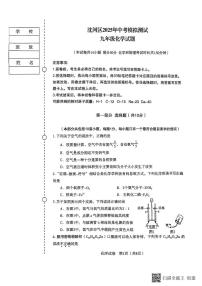 2025年辽宁省沈阳市沈河区中考二模化学试卷(中考模拟)